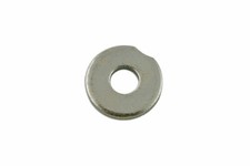 Table 4 Rondelles Plates 1.3cm Plaqué Zinc - Paquet 250 31461 Connect Neuf