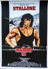 Affiche / Poster du film "Rambo 3" avec Sylvester Stallone - 29,7 x 42 cm