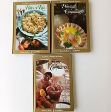 lot 3 livres Les trois cuisine