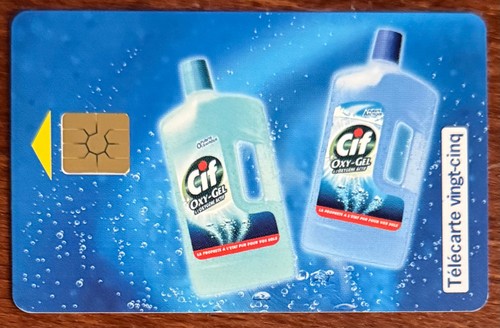 Telecarte 25u cif oxy - cif, oxy-gel