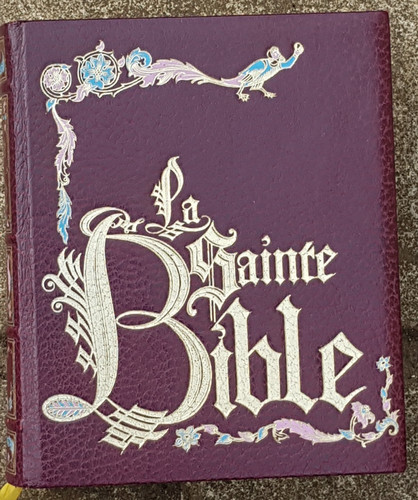 Superbe livre sainte bible - la,