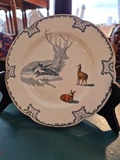 Rarissime Assiette Creil Montereau Silhouettes