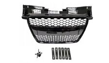 CALANDRE front pare-chocs POUR AUDI TT 2006- RS-STYLE NOIR brillant NEUF !