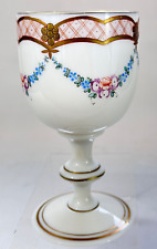 Ancien verre gobelet calice en