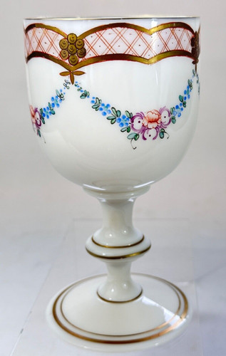 Ancien verre gobelet calice - , en