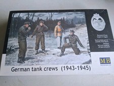 German Tank Crews 1943-1945 Ech 1/35 MB 4 Figurines Équipage Char Allemand.