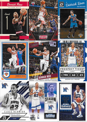 Derrick rose card - card, panini