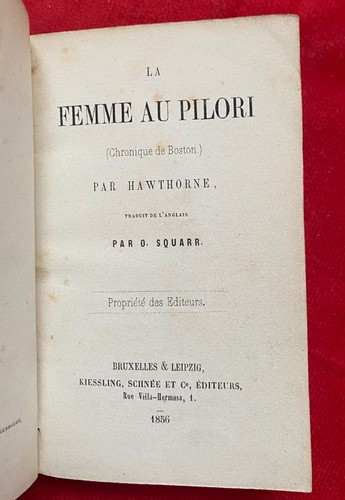 Rare 3eme trad - hawtorne, la