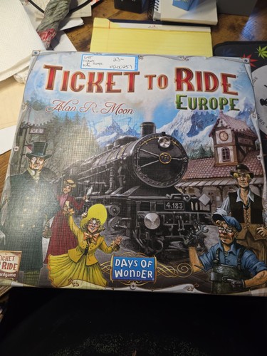 Days wonder ticket ride - ticket,
