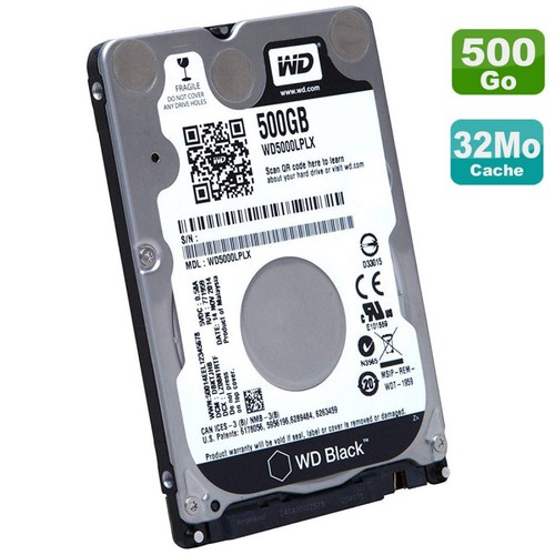 Disque dur 500go - sata, 2.5"