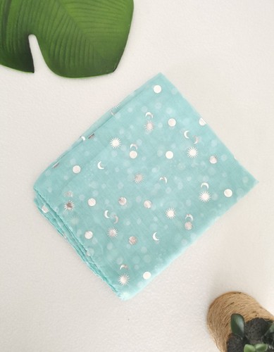 Foulard vert menthe - lunes, et