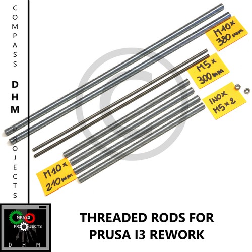 Tiges filetées prusa - prusa, i3