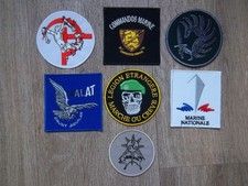 lot écussons militaire légion parachutiste commando insignes