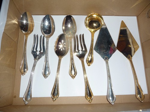 Lot gold tone - 9, server
