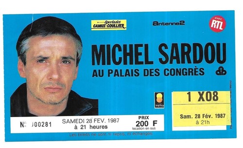 Rare ticket billet de - /,