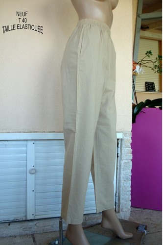 Pantalon legging beige taille - legging,