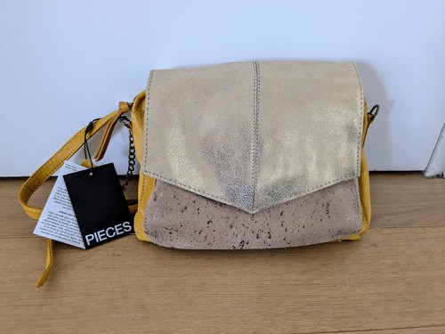 Sac selva pieces - cuir, jaune