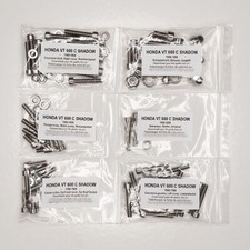 HONDA SHADOW VT 600 C 1988-1998 Kit n°2 vis BTR inox moteur VT600