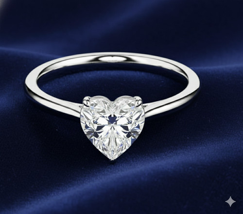 Bague diamant platine - , 950