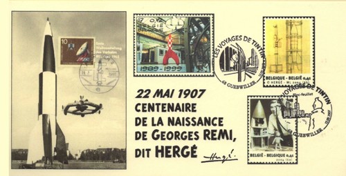 France 2007 fdc - france, tintin