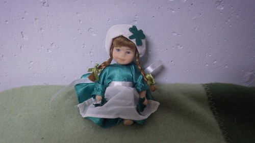 Porcelain doll sitting - doll,