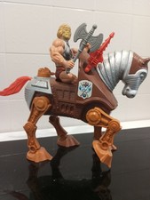 MATTEL "   Maitre De L’univers " MOTU Figurine MUSCLOR ACCESSOIRES ET SON CHEVAL