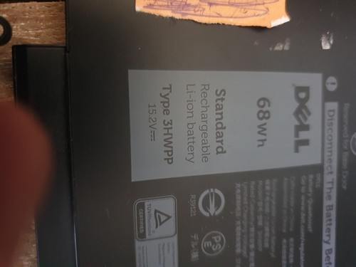 Dell 3hwpp original - dell, batterie
