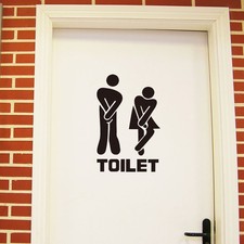  Panneau Toilette Stickers