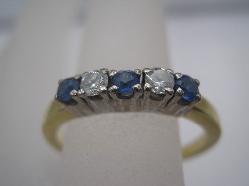 750 18ct bague - 750, ruban