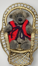 Vintage Mohair Artist Teddy Bear "STAUBSHER" Distressed Vintage Style handmade
