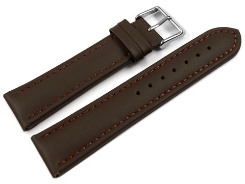 Bracelet montre cuir lisse