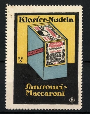 Marque publicitaire pâtes