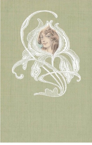 Carte fantaisie art nouveau - art,