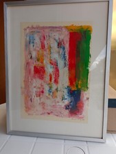 Tableau abstrait Little Italy