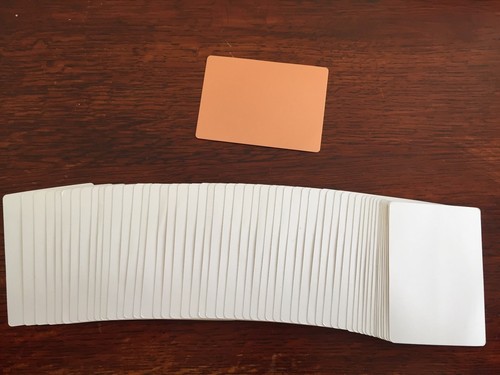 Jeu carte blanc chair - jeu,