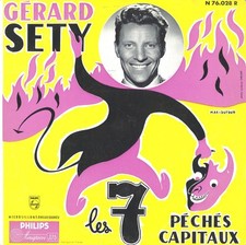 Gérard Sety Les 7 Péchés Capitaux - LP 25 cm