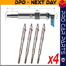 4x Bougies de préchauffage