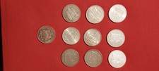 LOT 10 PIÈCES DE 50 FRANCS EN