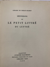 Le Petit Littré du Lettré