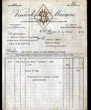 SAINT-MACAIRE (33) VINS GRANDS CRUS de BORDEAUX "VINICOLE DE ST-MACAIRE" 1938