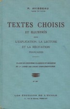 Textes choisis et illustrée 5e - P Avisseau - V360737