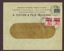 Dt. Reich Occupation Belgique affranchissement mixte Michel n° 2 et 3