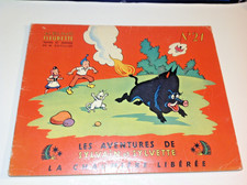 SYLVAIN ET SYLVETTE  FLEURETTE  n°21  LA CHAUMIERE LIBEREE  1956 BON ETAT