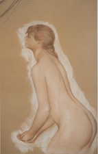 Pierre Auguste RENOIR : Etude pour "Les Baigneuses" - Lithographie