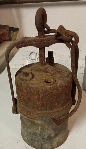 Vend ancienne lampe carbure - ancienne, a