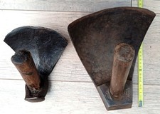 2 ancienne herminette de tonnelier outil ancien fer forgé rognoir asse vigneron