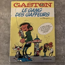 Gaston Lagaffe n°12 "Le gang des gaffeurs" (Dos rond / 1974) EO