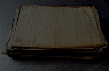 Lot  42 Anciens Actes Notariès Manuscrits 1810 1860 Papiers Notaires