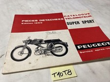 Peugeot vélomoteur super sport catalogue pièces détachées 1965 parts list