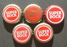 5 Capsules kronkorken Bière  SUPER BOCK rouge Portugal 